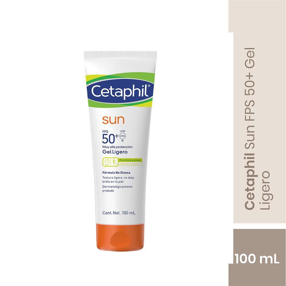 Protector solar CETAPHIL sun gel tubo FPS 50+ (100  ml) img #1