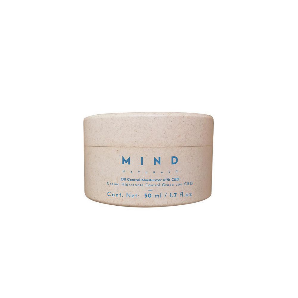 Crema facial MIND NATURALS hidratante control grasa con CBD (50  ml) img #3