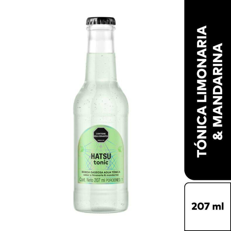 Agua tónica HATSU Limonaria y mandarina x 4 und 207ml (828  ml) img #1