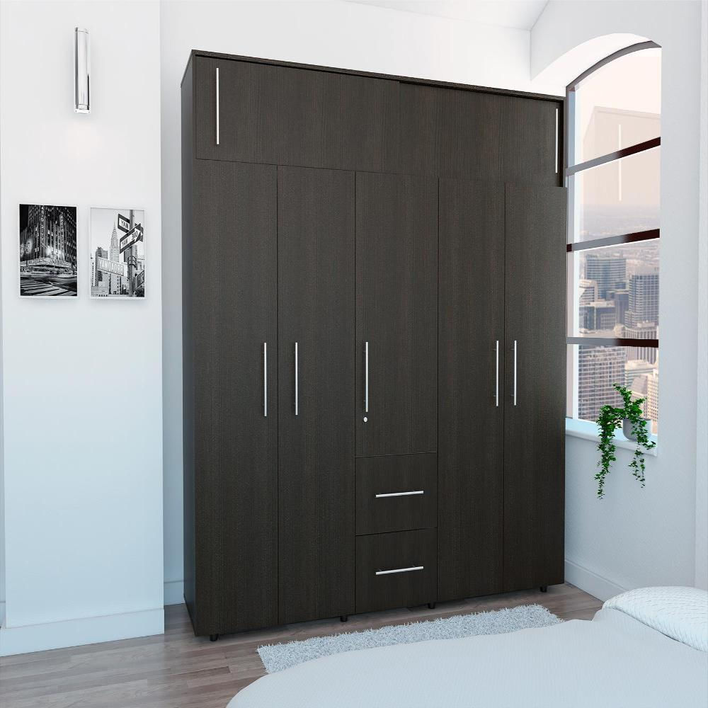 Closet Montano 200, Wengue, De Dos Puertas Corredizas img #3