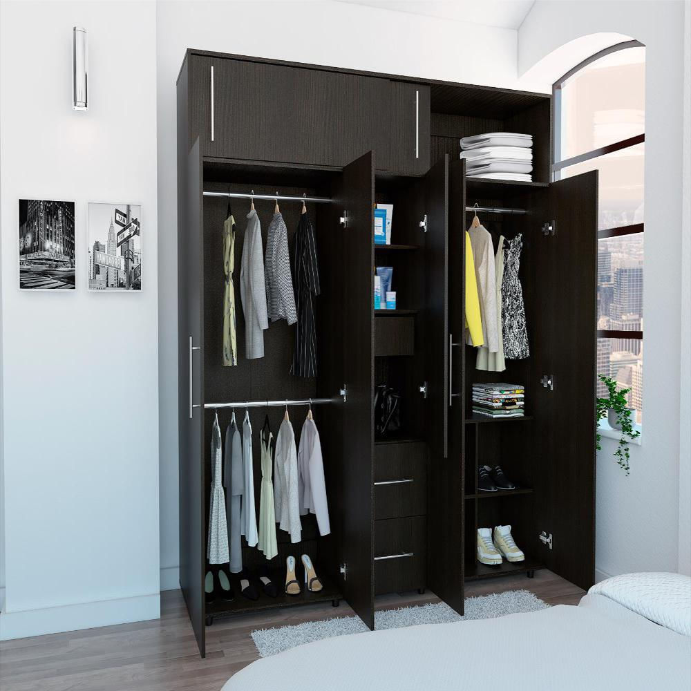 Closet Montano 200, Wengue, De Dos Puertas Corredizas img #4