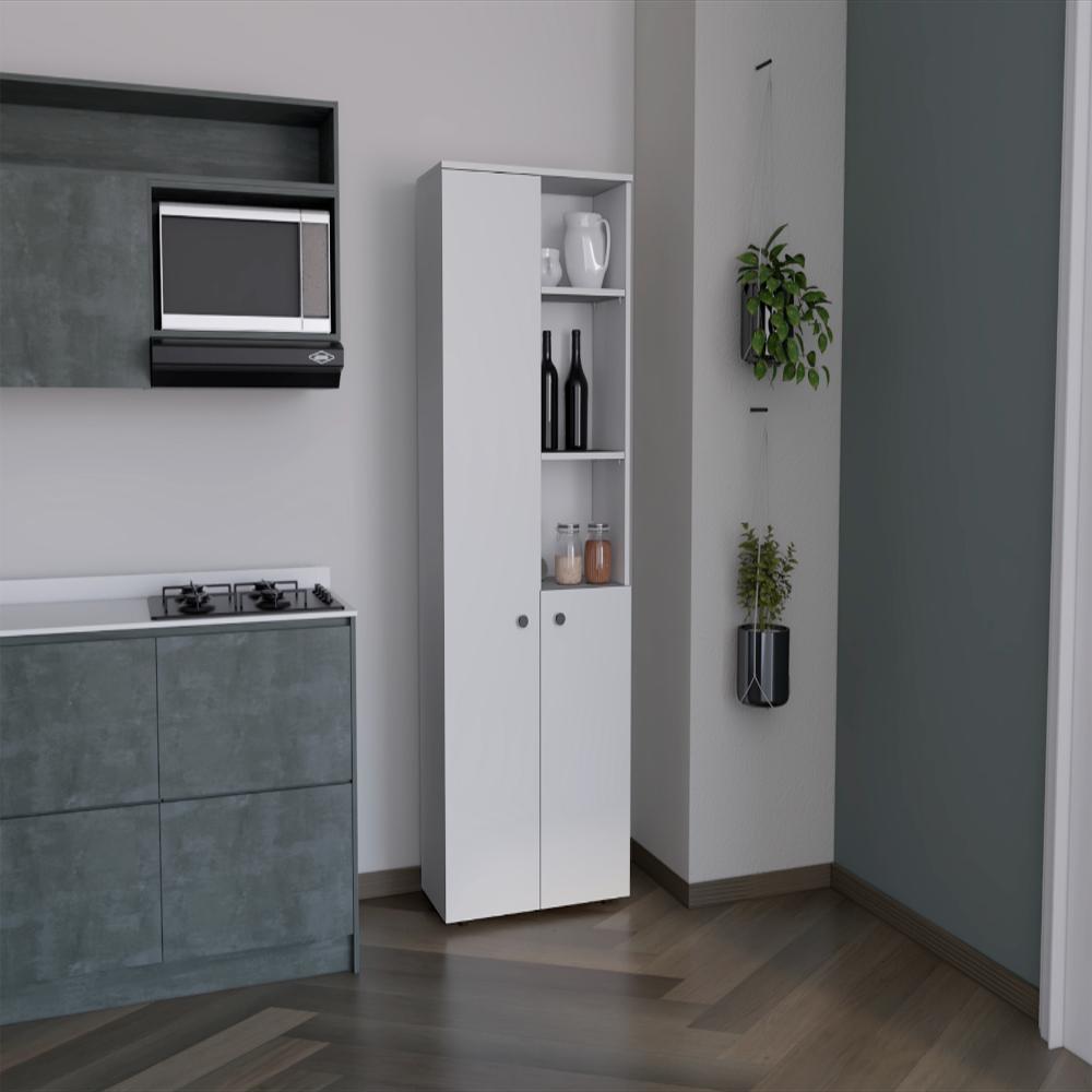 Alacena Koni, Blanco Duqueza, Con Dos Puertas Abatibles Zf img #3