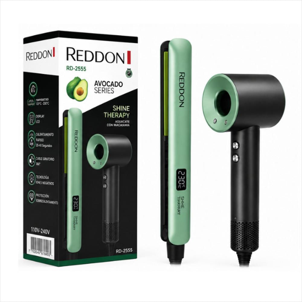 Combo Redden Plancha Digital Y Secador Rd2555 img #1