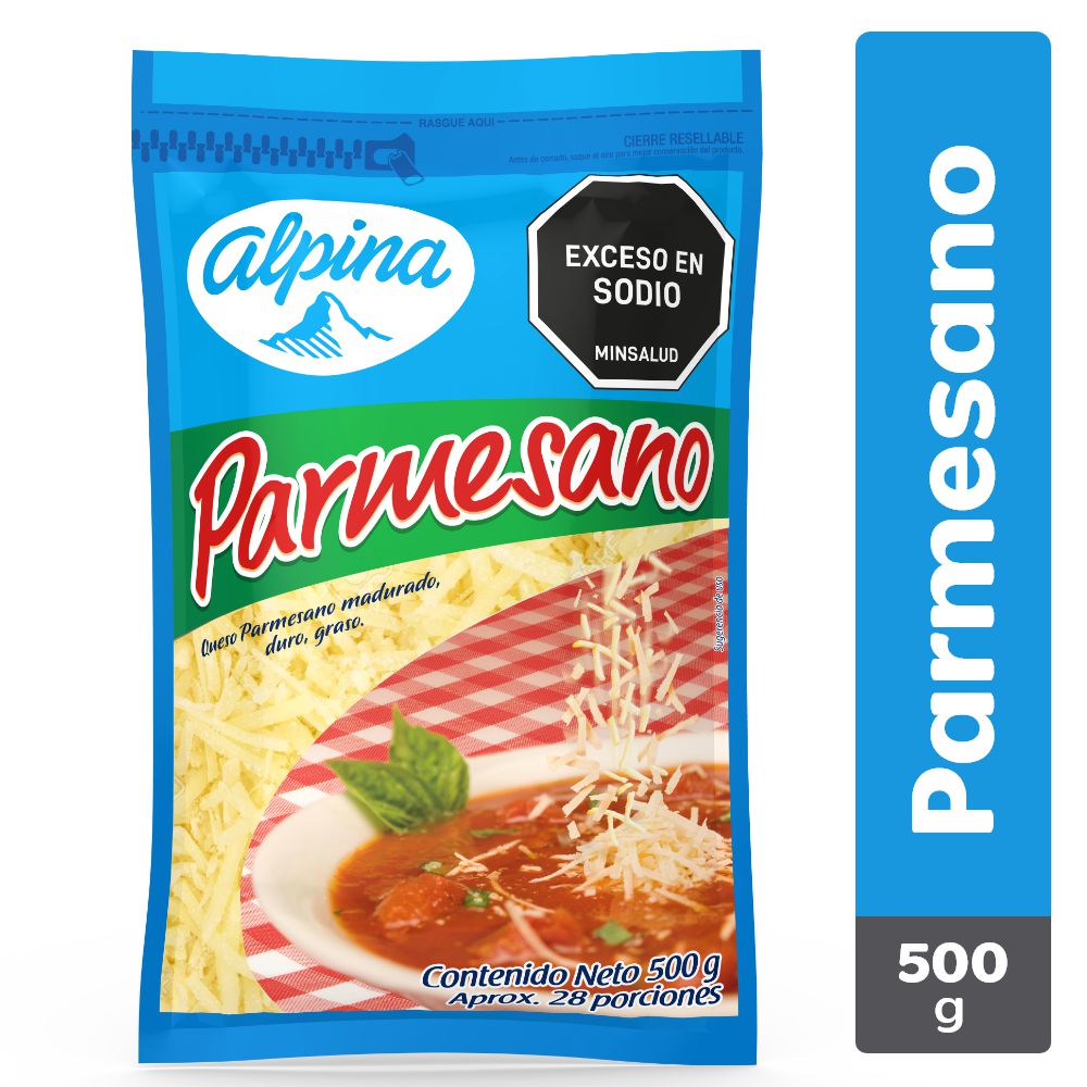 Queso Parmesano ALPINA rallado   (500  gr) img #1