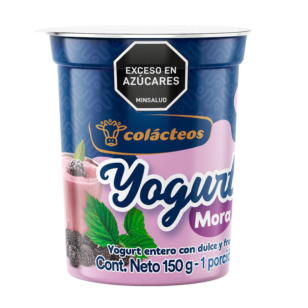Yogurt COLACTEOS dulce mora vaso (150  gr) img #1