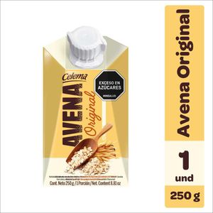 Bebida de avena CELEMA premium sabor original (250 gr)