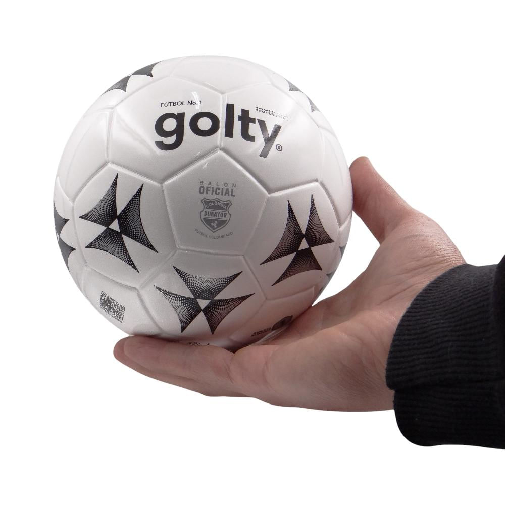 Balon Futbol Coleccionable Golty Traditional No.1 Blanco img #3