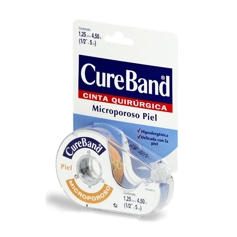 Cinta Quirúrgica CUREBAND Microporoso Piel (4.5  mts)
