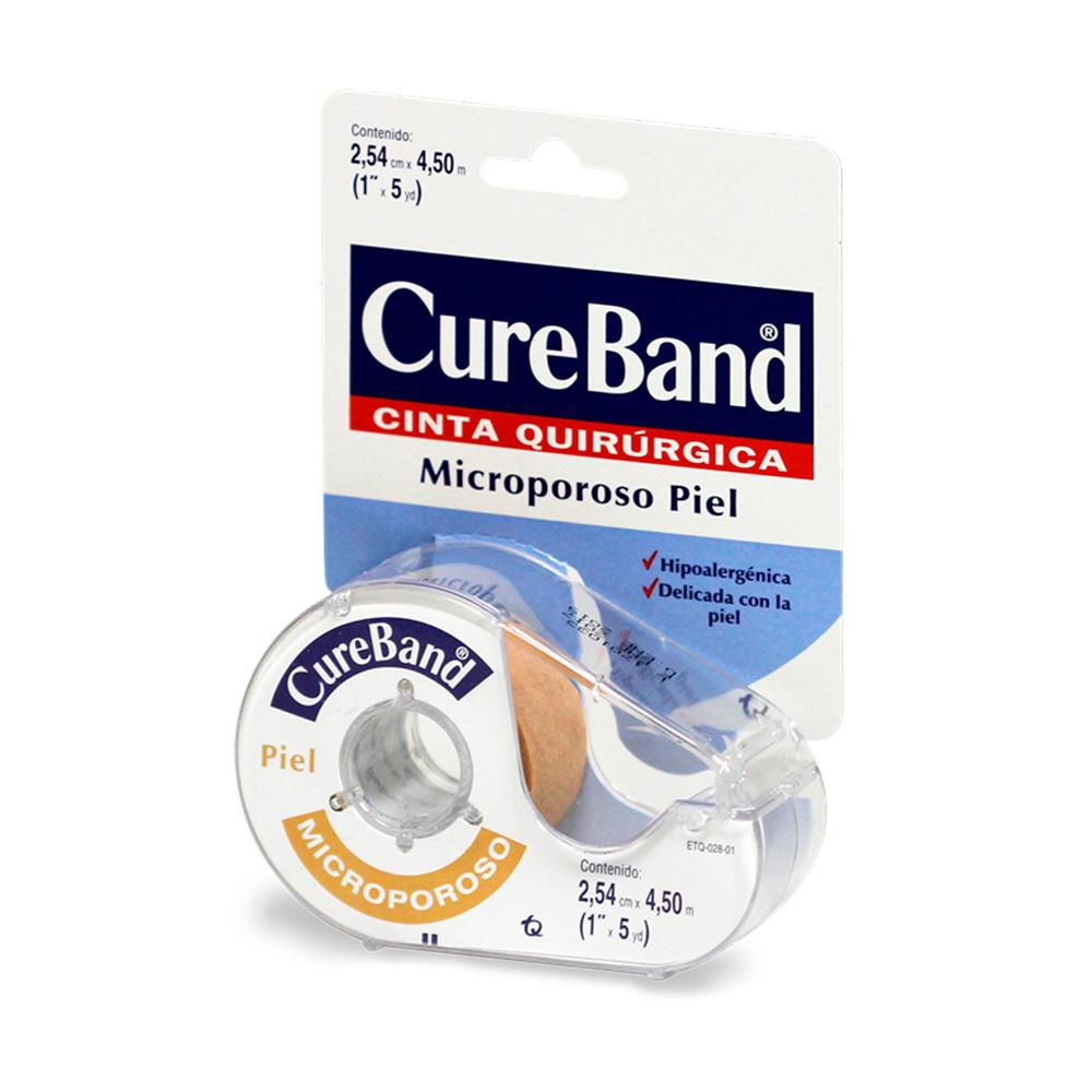 Cinta Quirúrgica CUREBAND Microporoso Piel (4.5  mts)