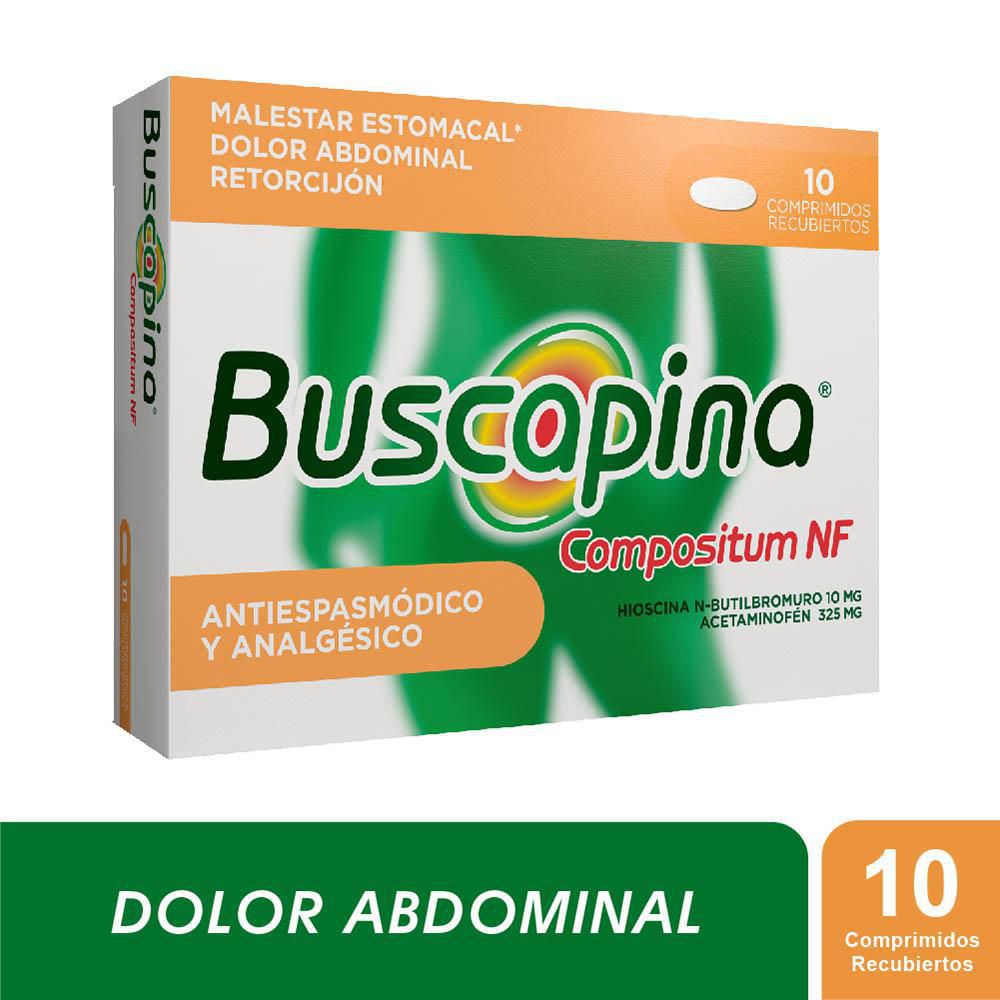 Antiespasmódico y analgésico BUSCAPINA compositum NF  (10  und)
