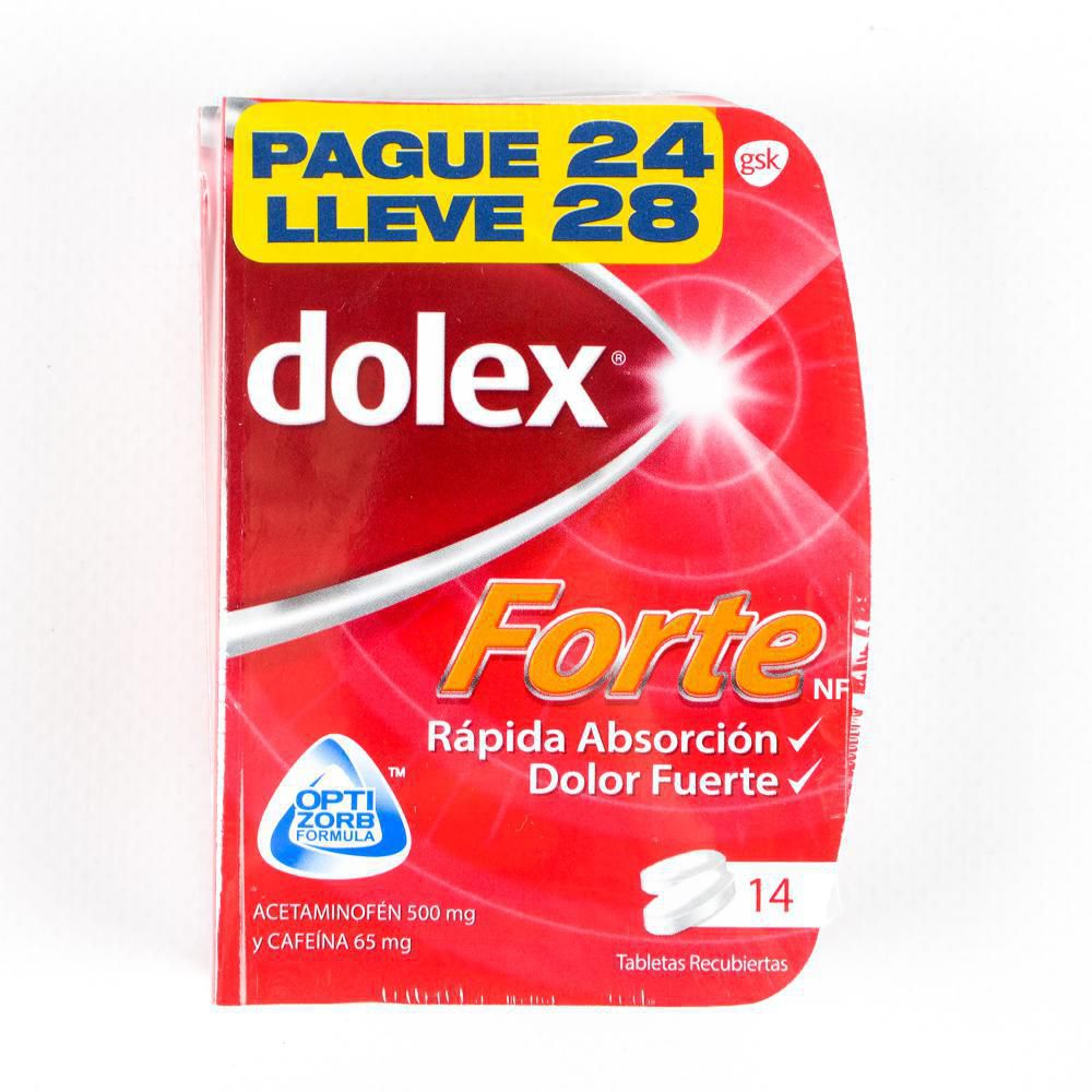 Tabletas DOLEX forte pague 24 lleve 28 (24  und) img #1