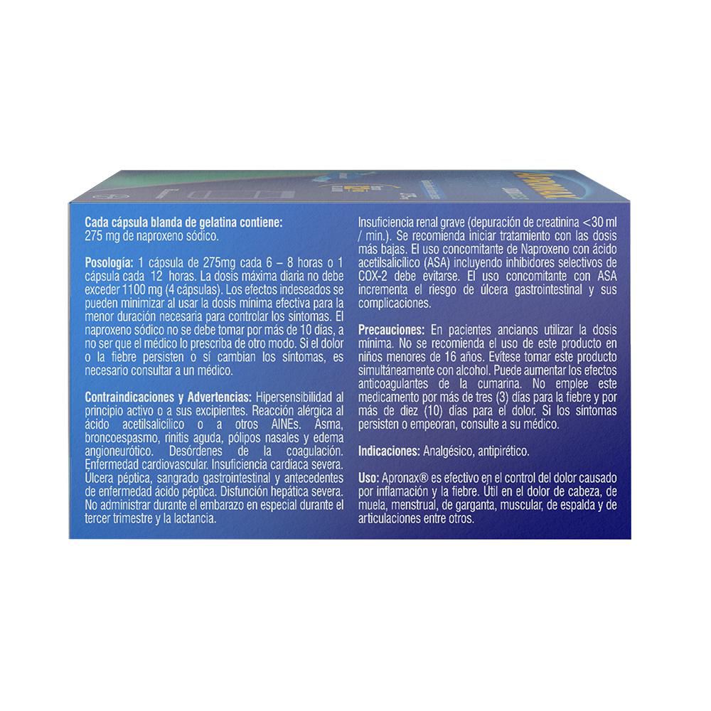 Cápsulas APRONAX liquid gel (16  und) img #7