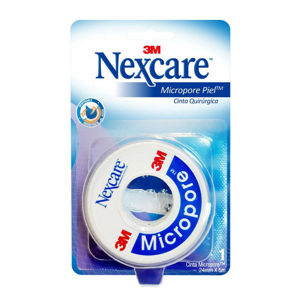 Microporo NEXCARE cinta quirúrgica piel 2.4cm x 5mt (5  mts)