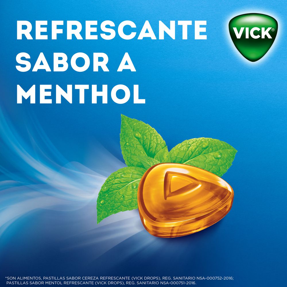 Pastillas VICK drops mentol refrescante (1  und) img #3