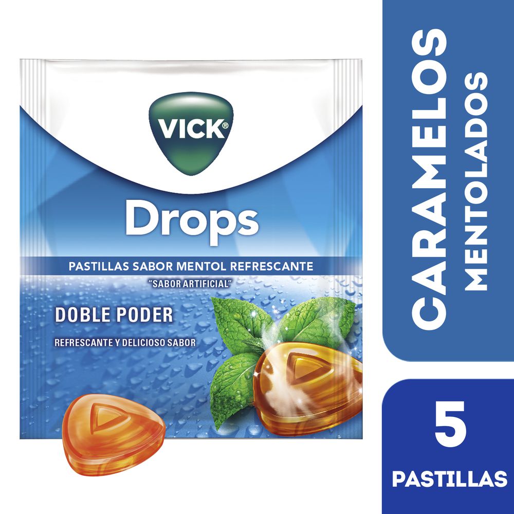 Pastillas VICK drops mentol refrescante (1  und) img #1