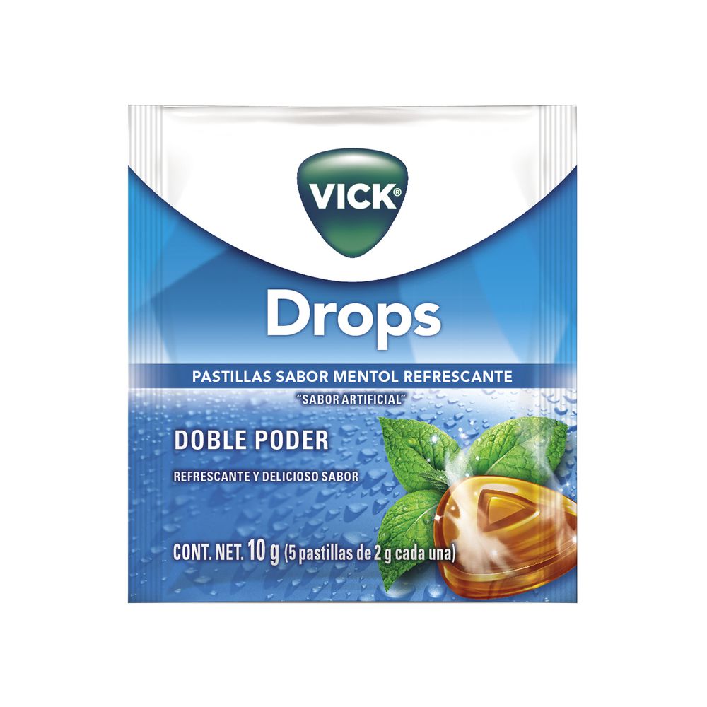 Pastillas VICK drops mentol refrescante (1  und) img #9