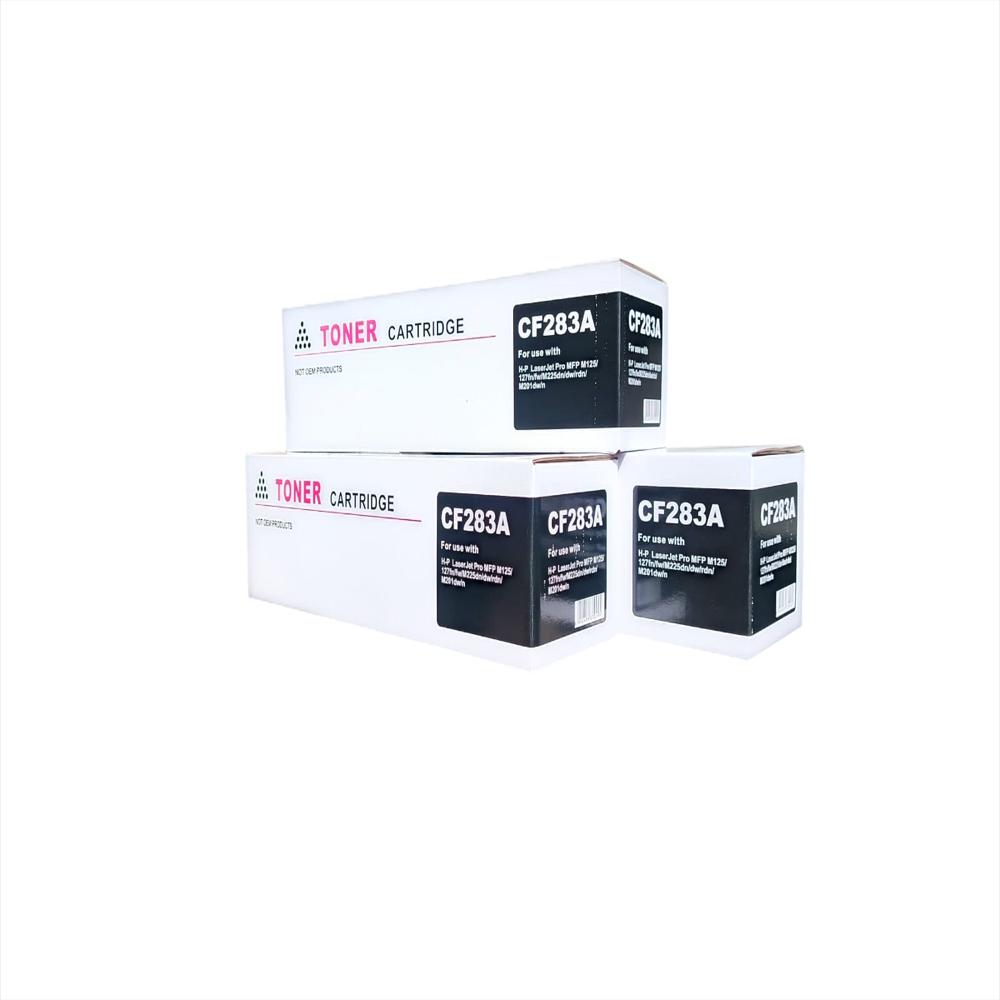 Kit X3 Tóner Cf283a 83A Genérico Para M127 M125 M225dn M201 img #1