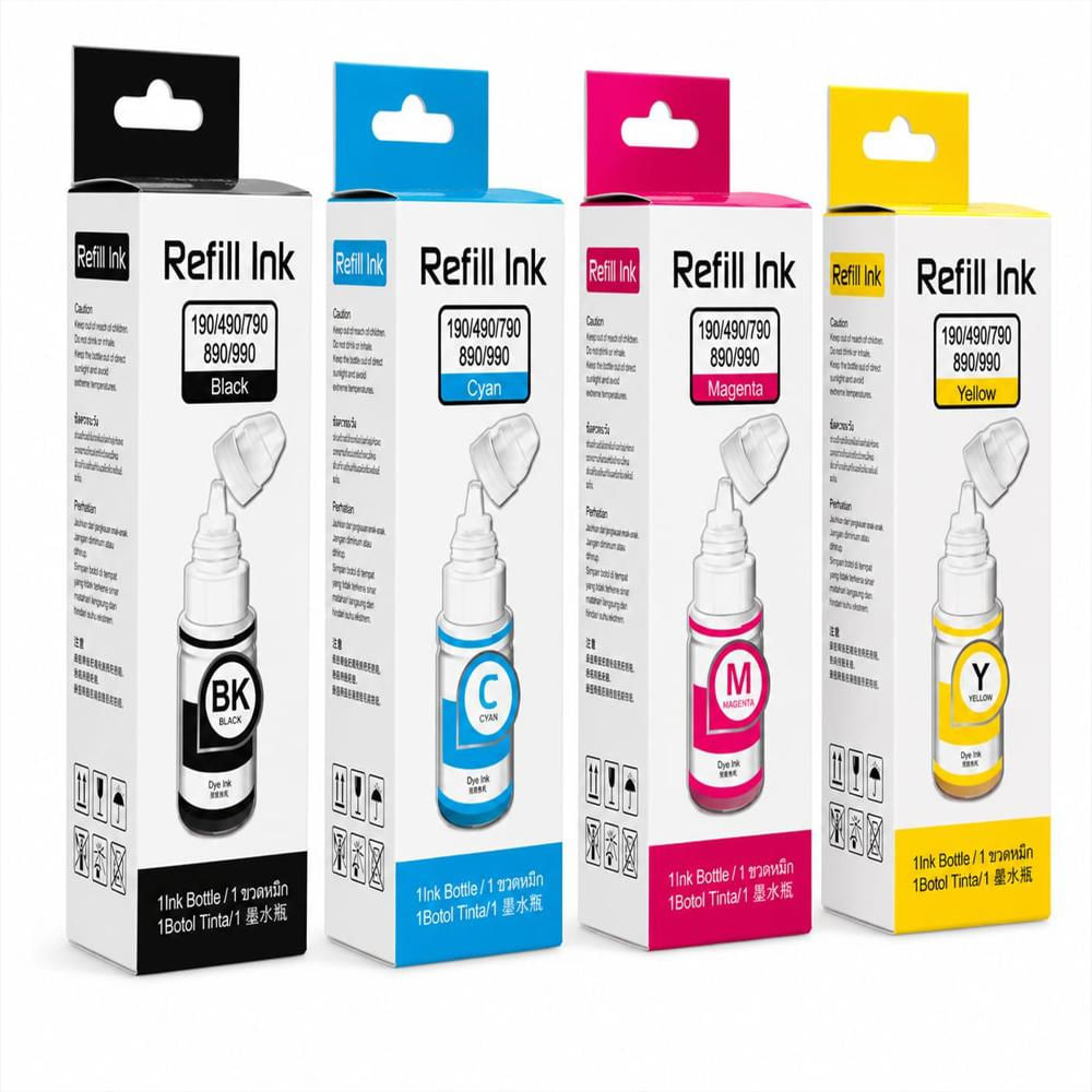 Kit X4 Tintas Genérica Para Gi 10 Gi10 5010/ 6010 / 7010 img #1
