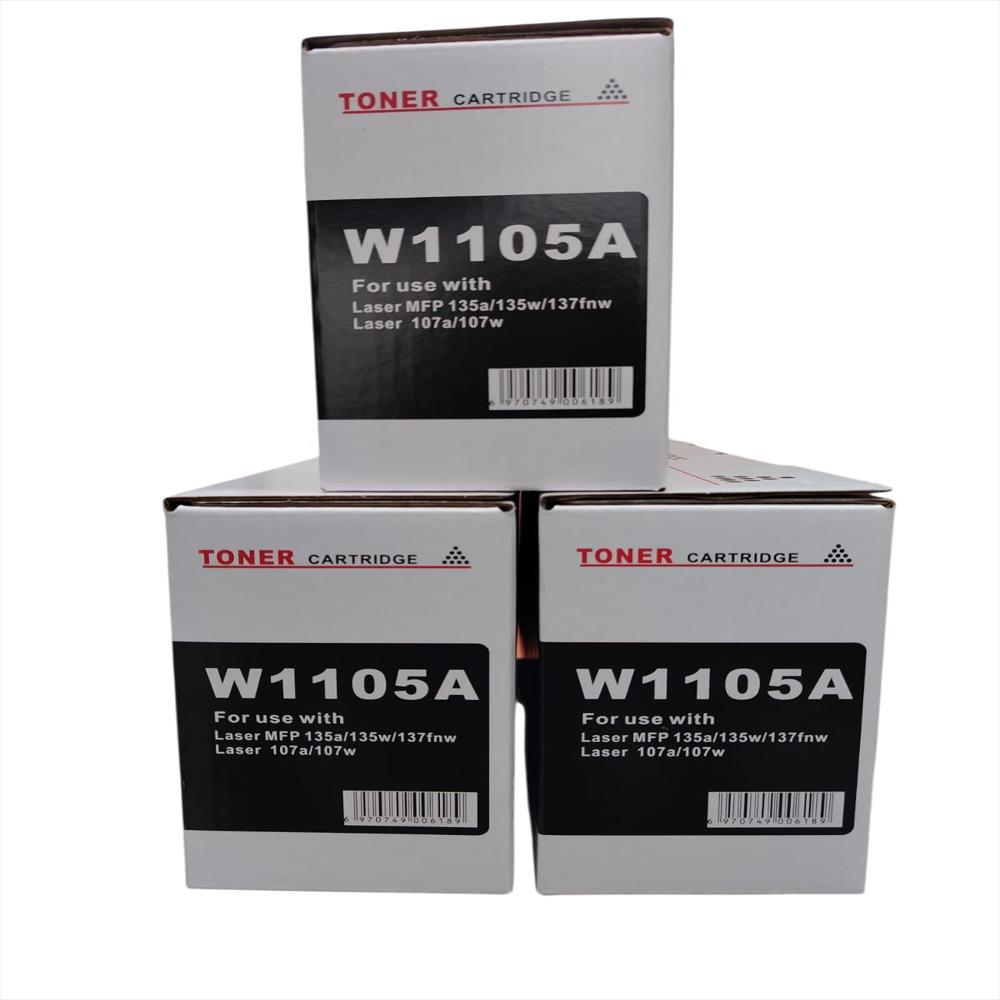 Kit X3 Tóner Genéricos W1105a 105A Para 107W 135W 137 img #1