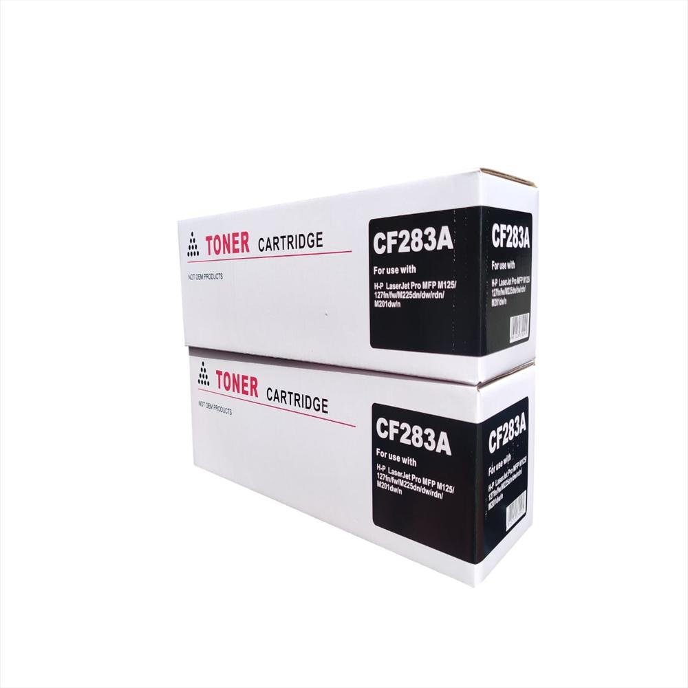 Kit X2 Tóner Cf283a 83A Genérico Para M127 M125 M225dn M201 img #1