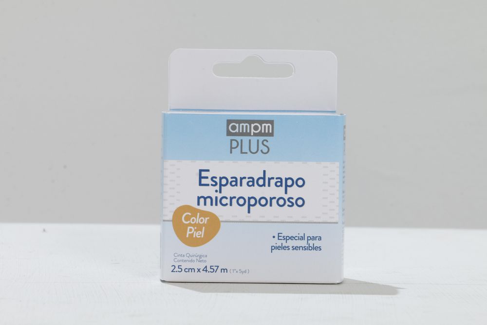 Esparadrapo AMPM PLUS microporoso (4.55  mts)