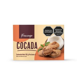 Cocadas FRESCAMPO dulce de leche con coco (102 gr)