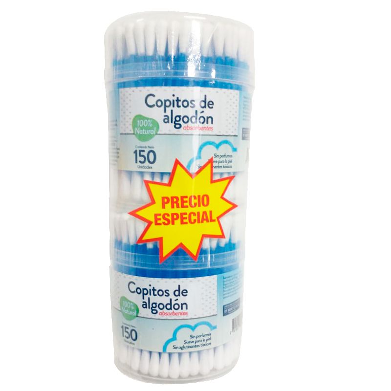 Copitos AMPM PLUS Algodon (300  und)