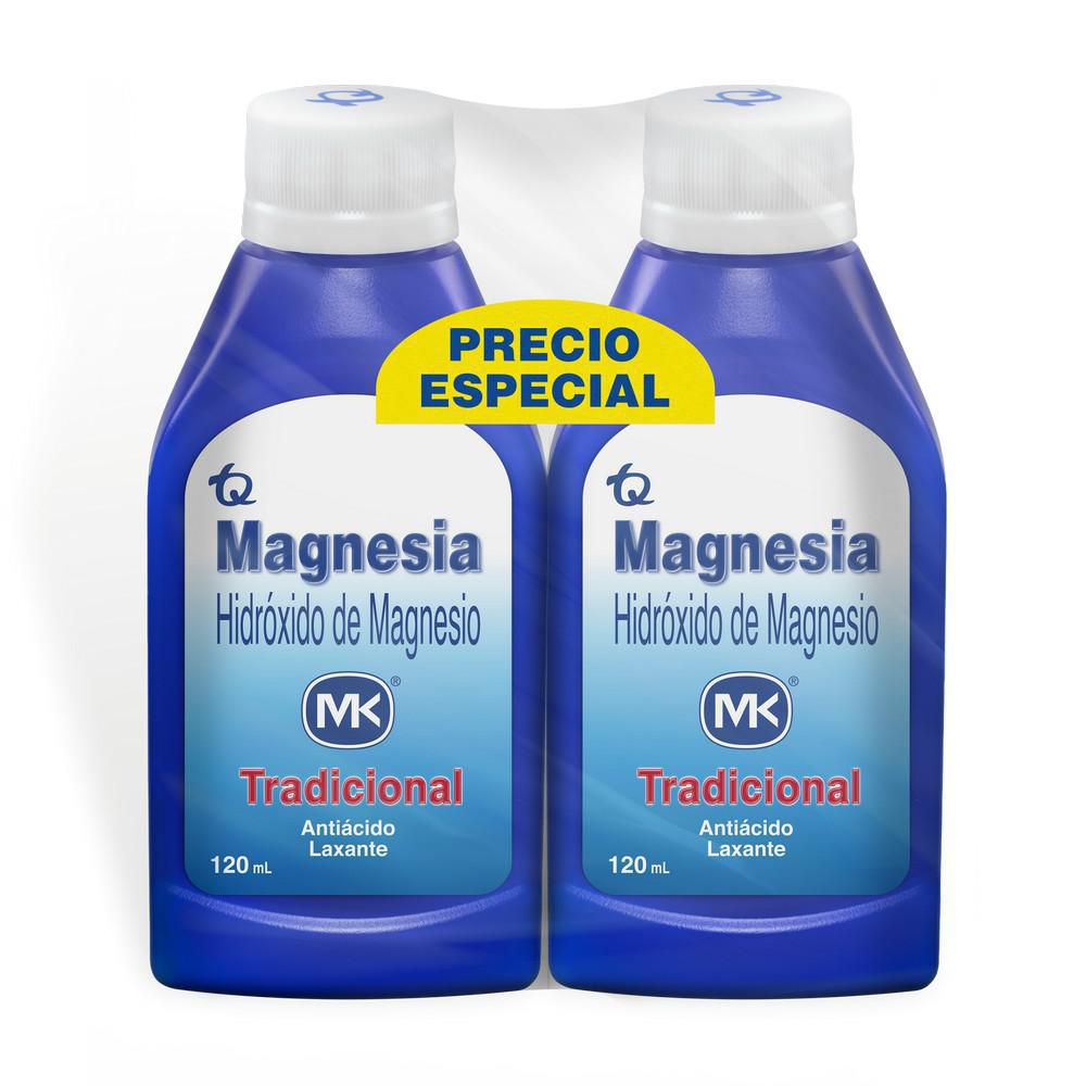 Antiácido laxante MAGNESIA MK tradicional (240  ml) img #1