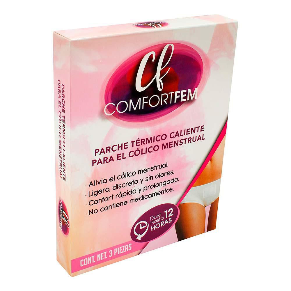 Parche térmico COMFORT FEM CF para cólico menstrual x3und (3  und) img #4