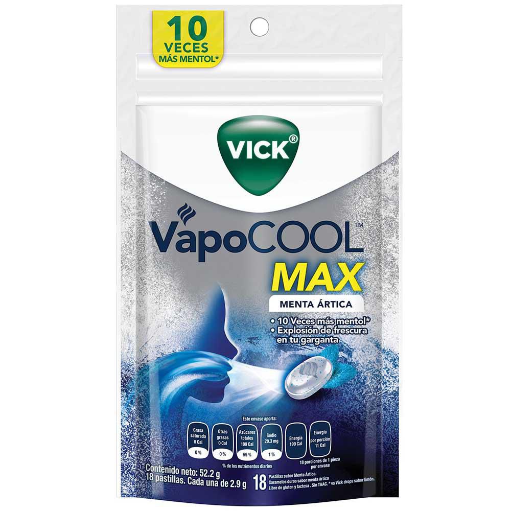 Pastillas VICK vapocool max menta ártica (18  und) img #1
