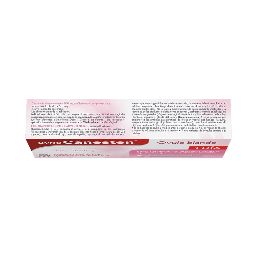 Óvulo vaginal GYNOCANESTEN blando (1  und) img #4