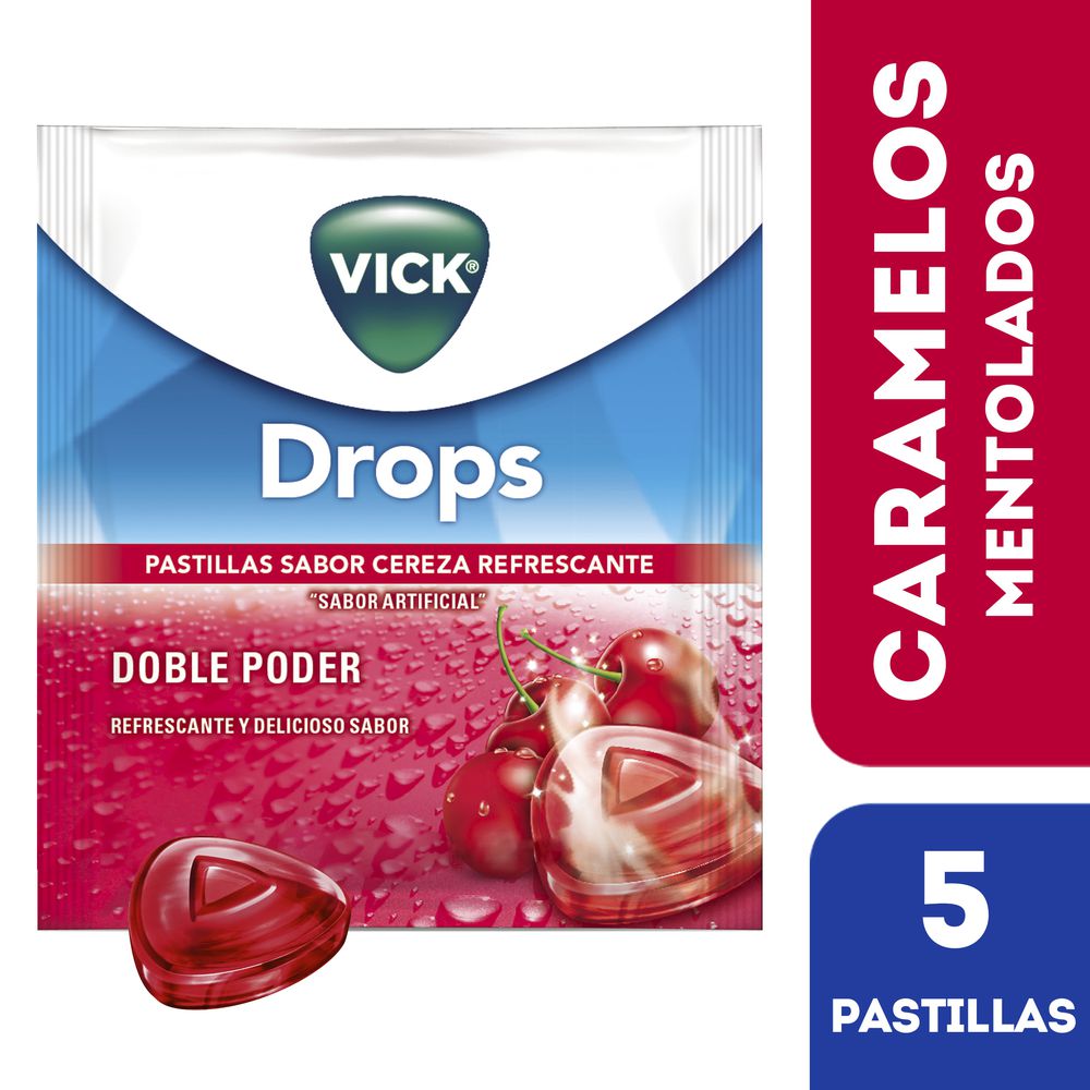 Pastillas VICK drops cereza refrescante (1  und) img #1