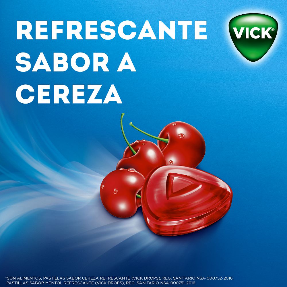 Pastillas VICK drops cereza refrescante (1  und) img #3