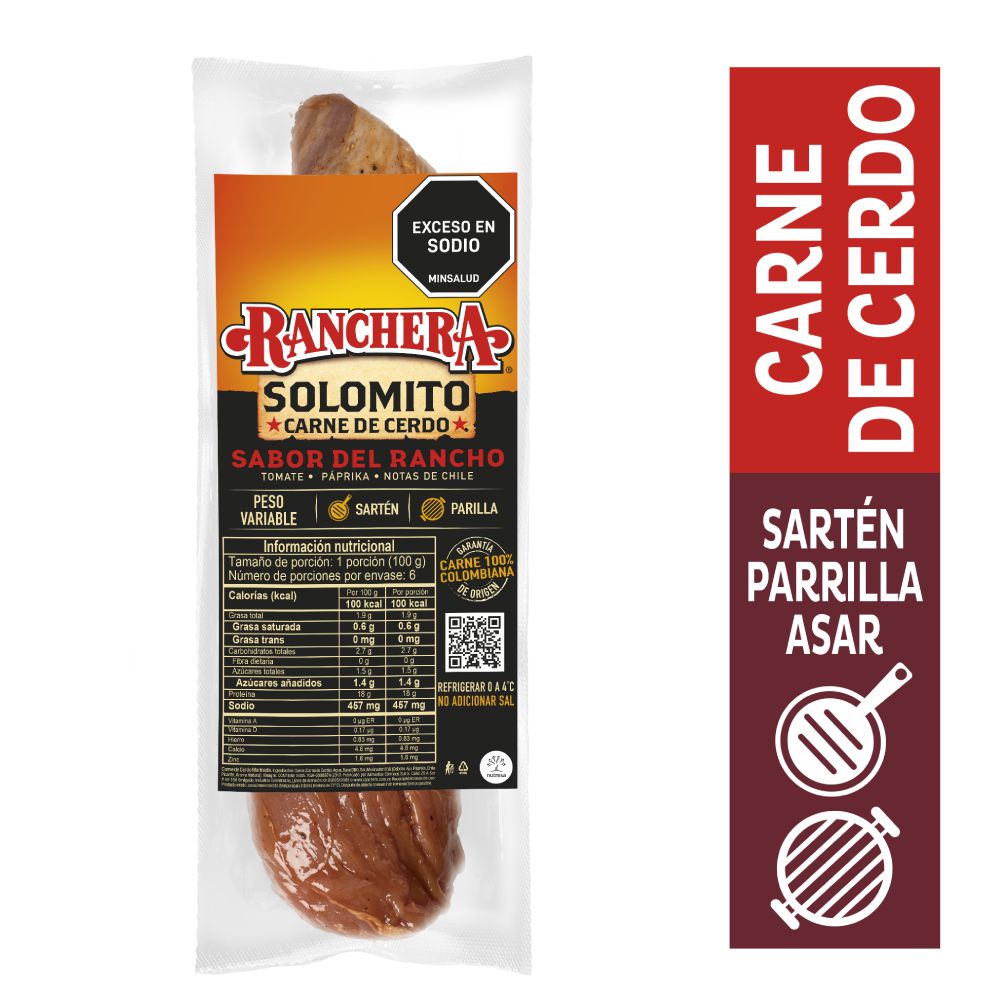 Solomito RANCHERA carne de cerdo sabor del rancho img #2