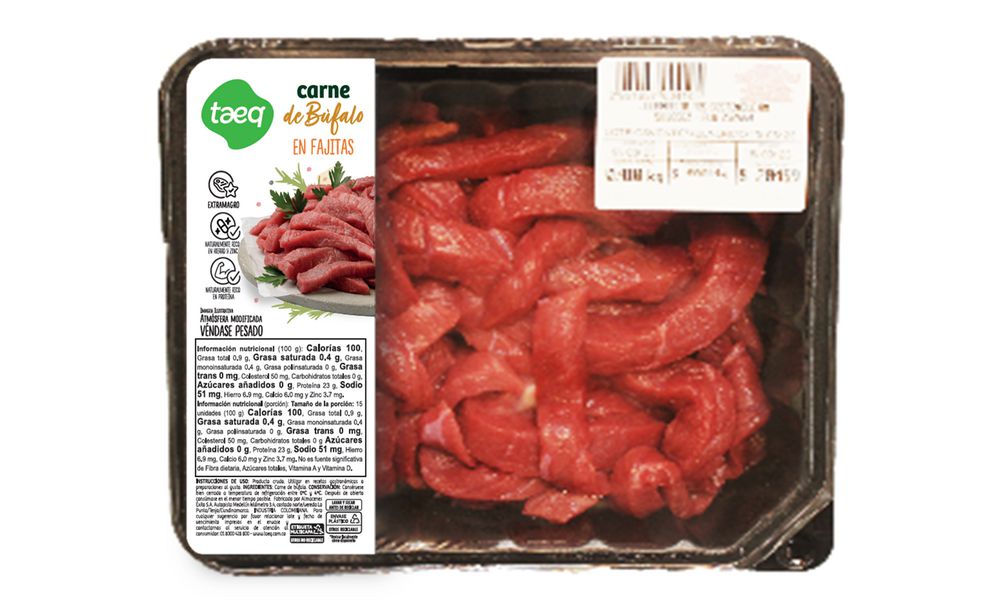 Carne de búfalo TAEQ fajitas centro img #1