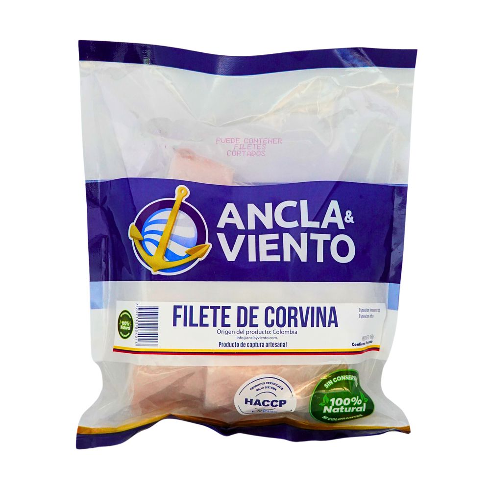 Filete de corvina ANCLA Y VIENTO congelado (450  gr)