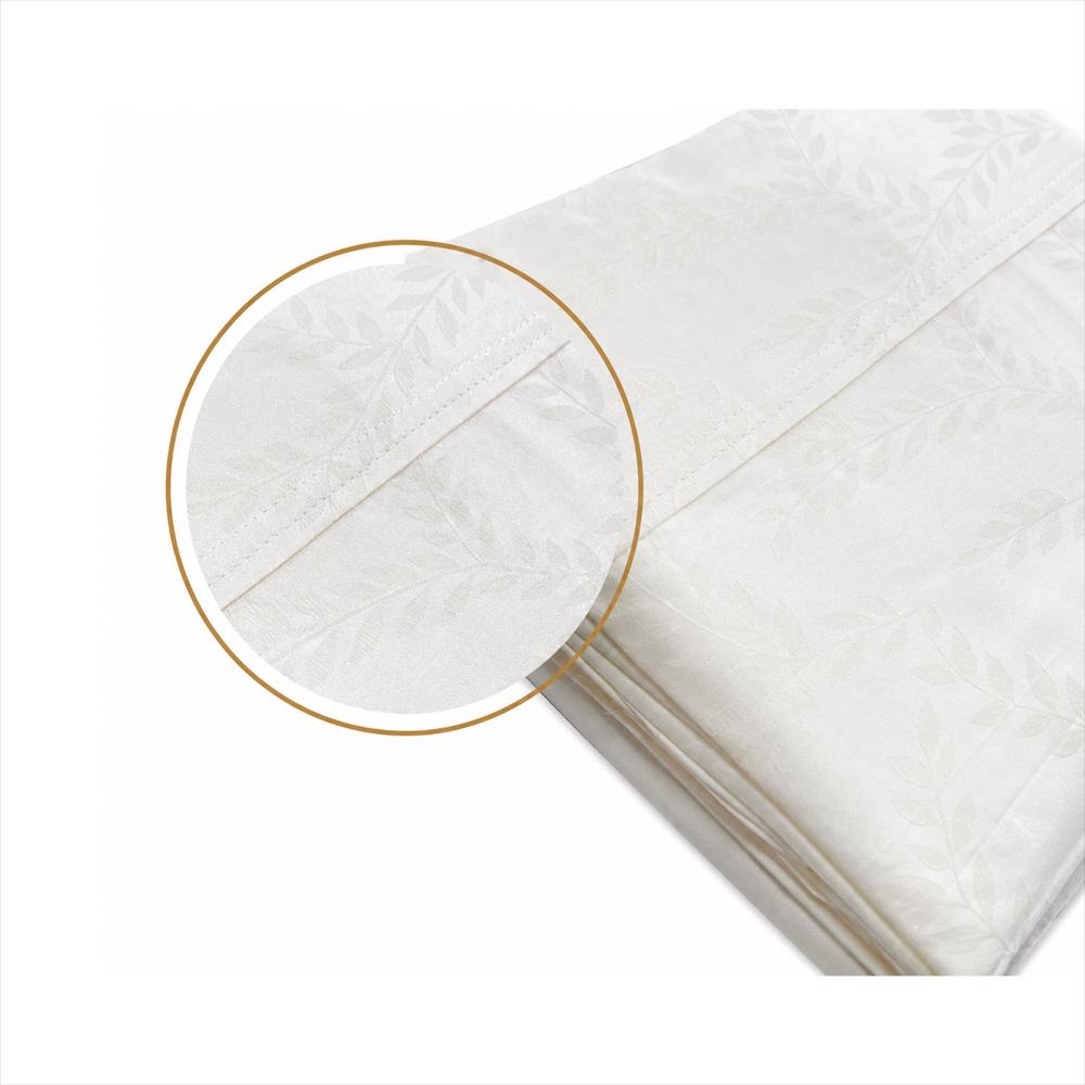 Sabanas King 100% Algodón 420 Hilos Sw4053g Venecia Blanco img #6