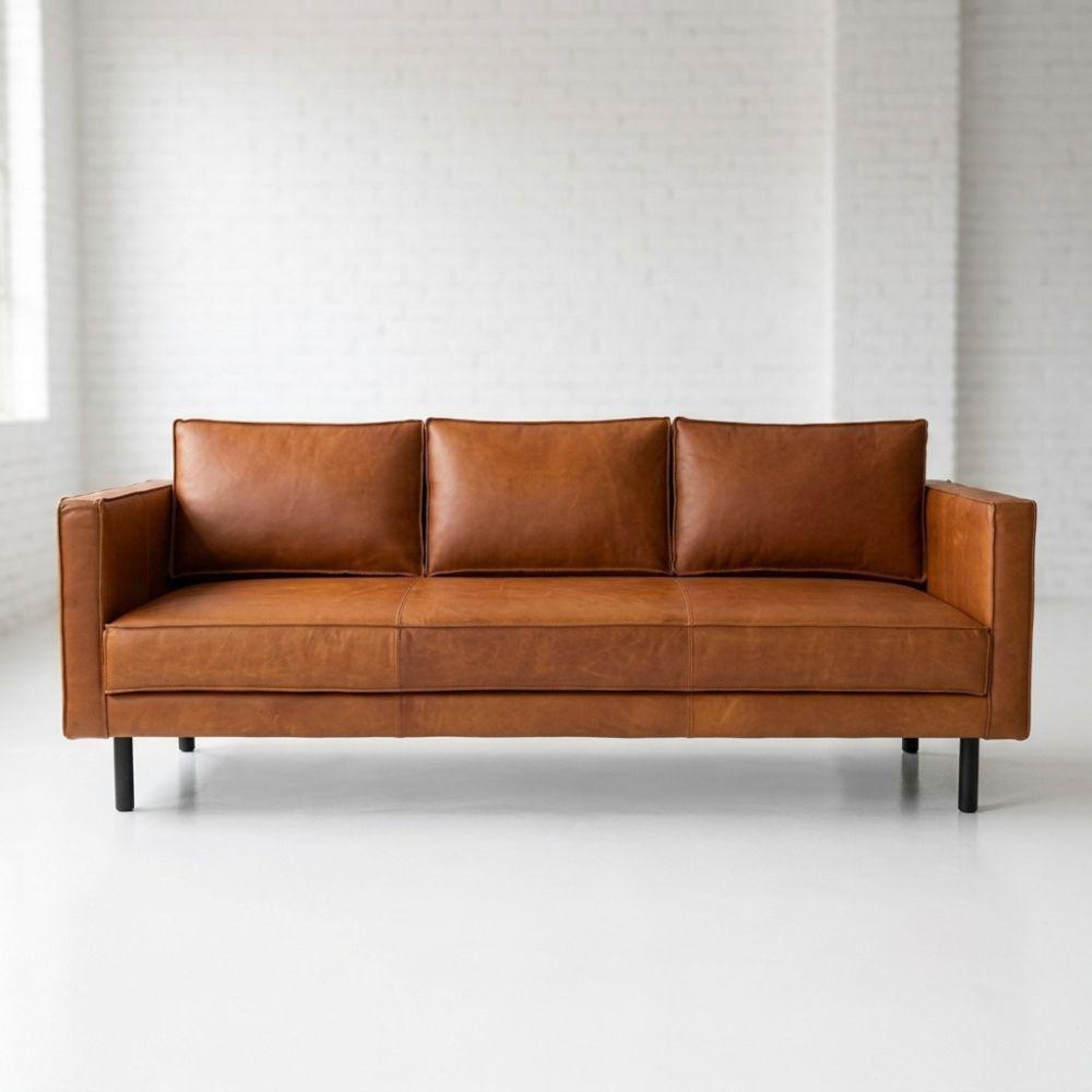 Sofá Axl 200Cm X 90Cm Cuero Natural img #1