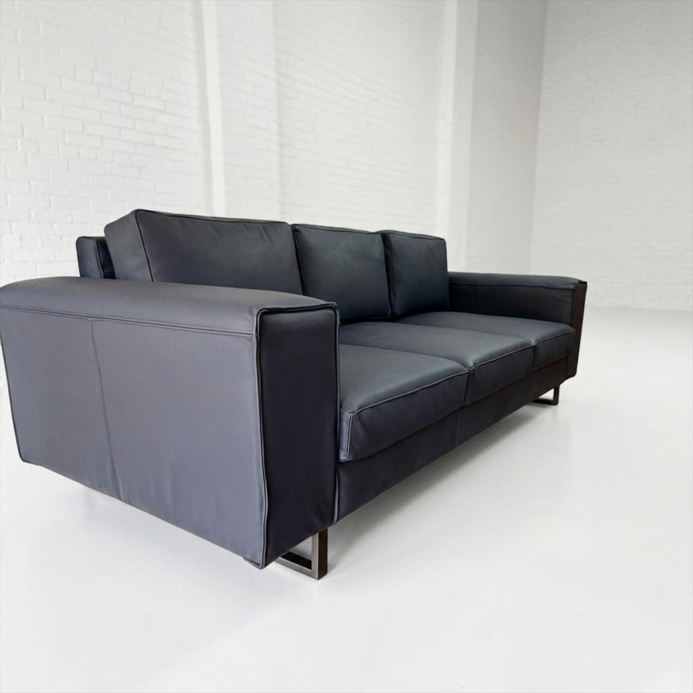 Sofá Frigg 240Cm X 100Cm Cuero Natural Azul img #3