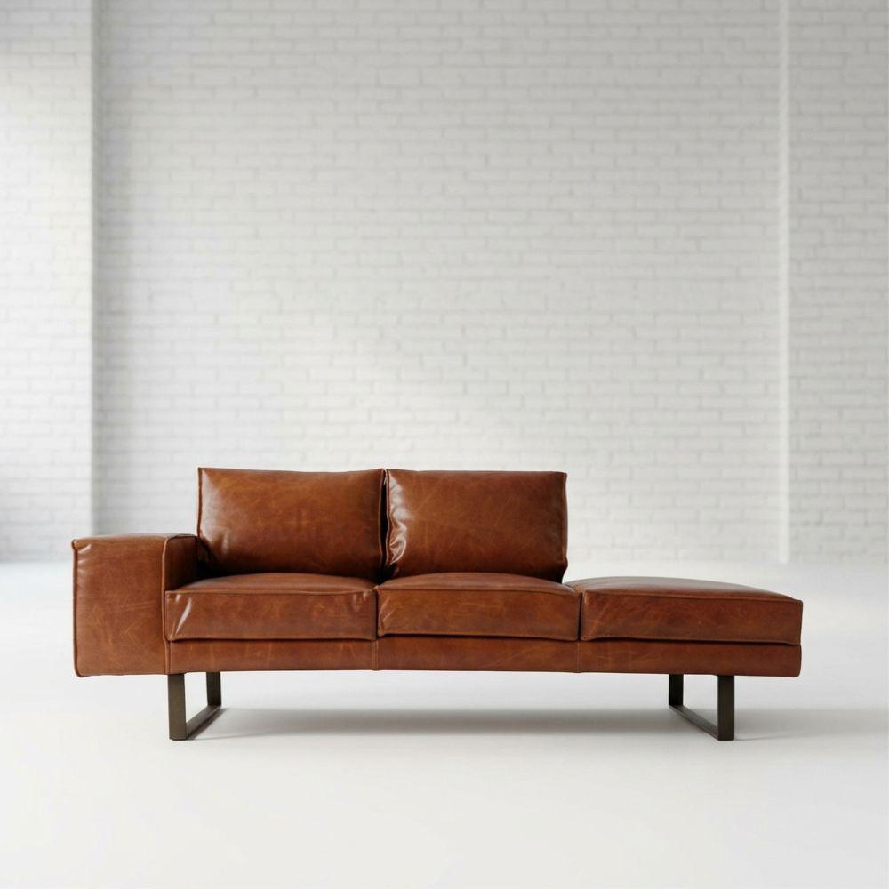Sofá Naqada 180Cm X 90Cm Cuero Natural img #1