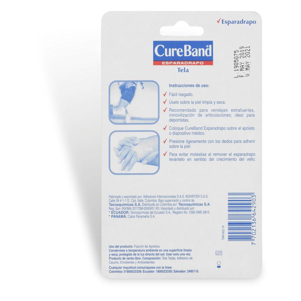 Esparadrapo CUREBAND tela (4.5  mts) img #3