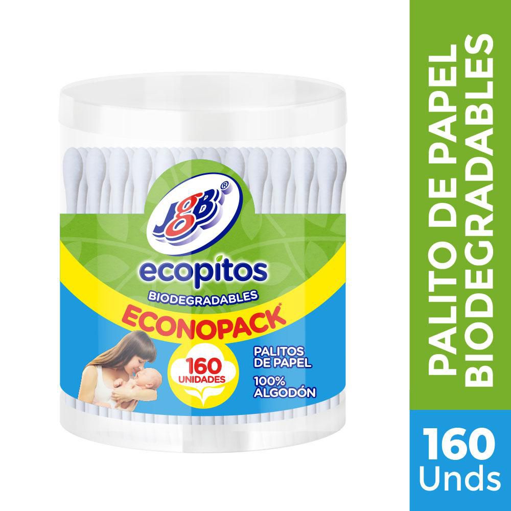 Copitos J.G.B palito de papel biodegradable (160  und)