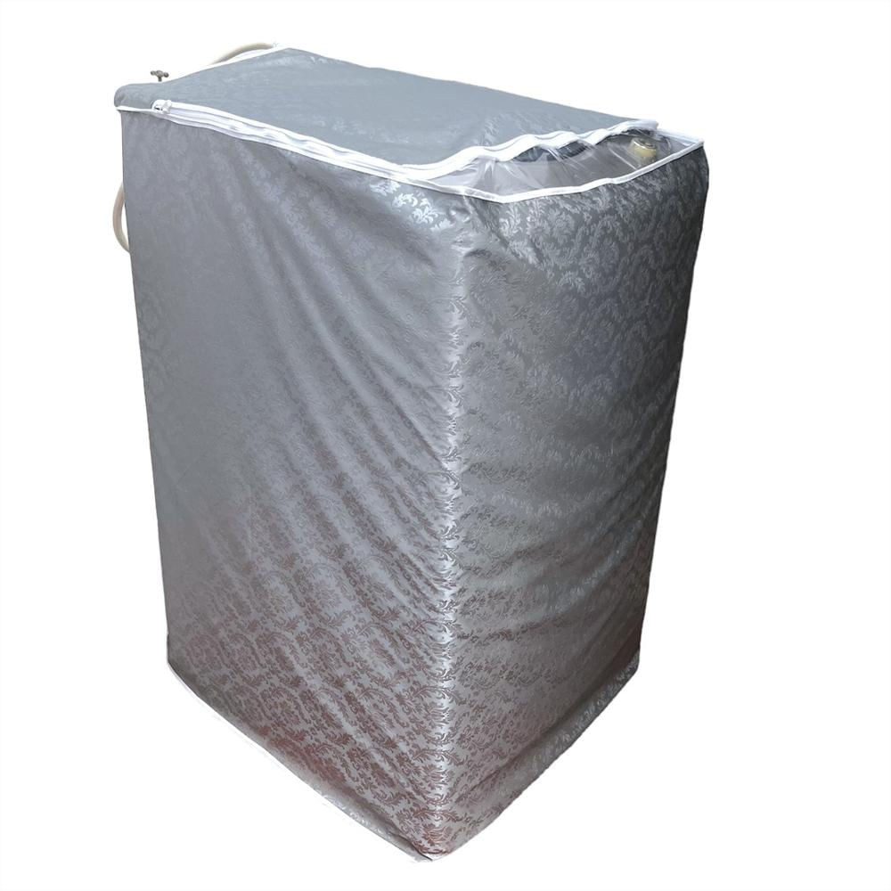 Funda Protector Impermeable Para Lavadora Digital Antipolvo Hogar 29/30Lb Gris img #3