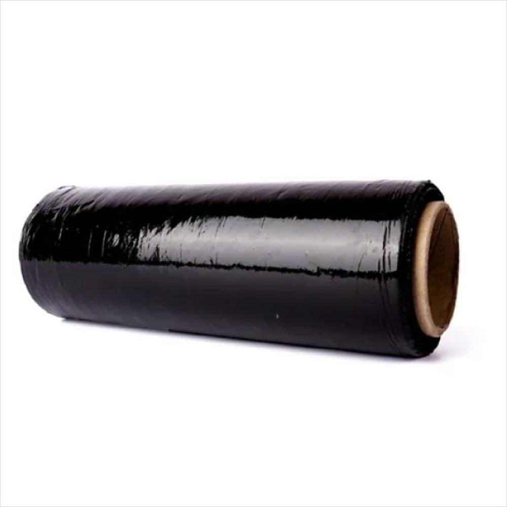Papel Vinipel Stretch Negro Oscuro 30 Cm X 300 Metros Para Embalaje img #1