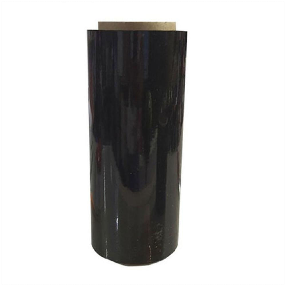 Papel Vinipel Stretch Negro Oscuro 30 Cm X 300 Metros Para Embalaje img #3