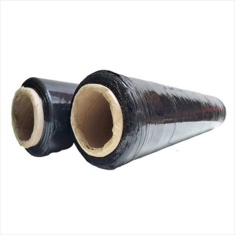 Papel Vinipel Stretch Negro Oscuro 30 Cm X 300 Metros Para Embalaje img #4