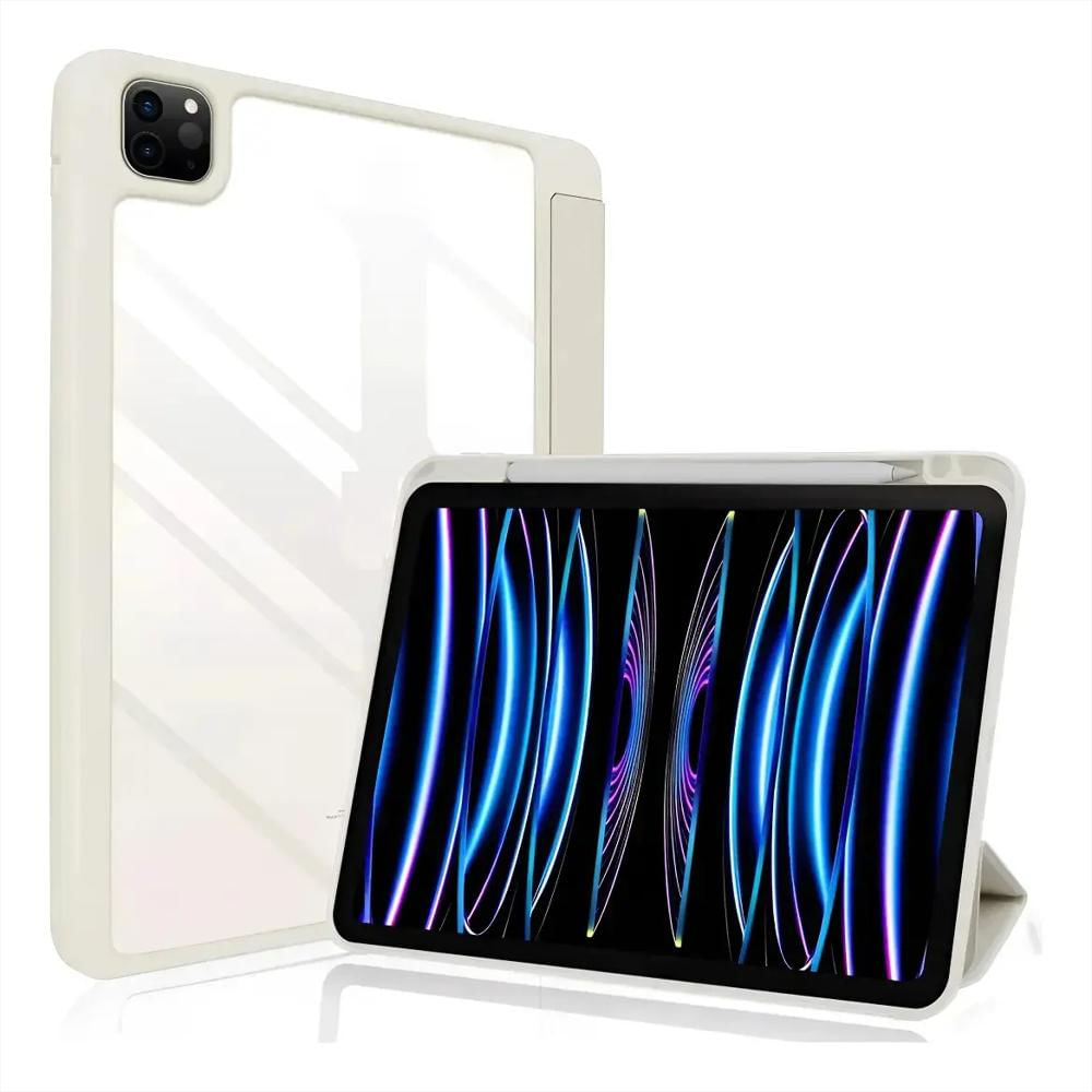 Smart Case Cristal Para Ipad Air 4 Air 5 10.9 Gris img #1