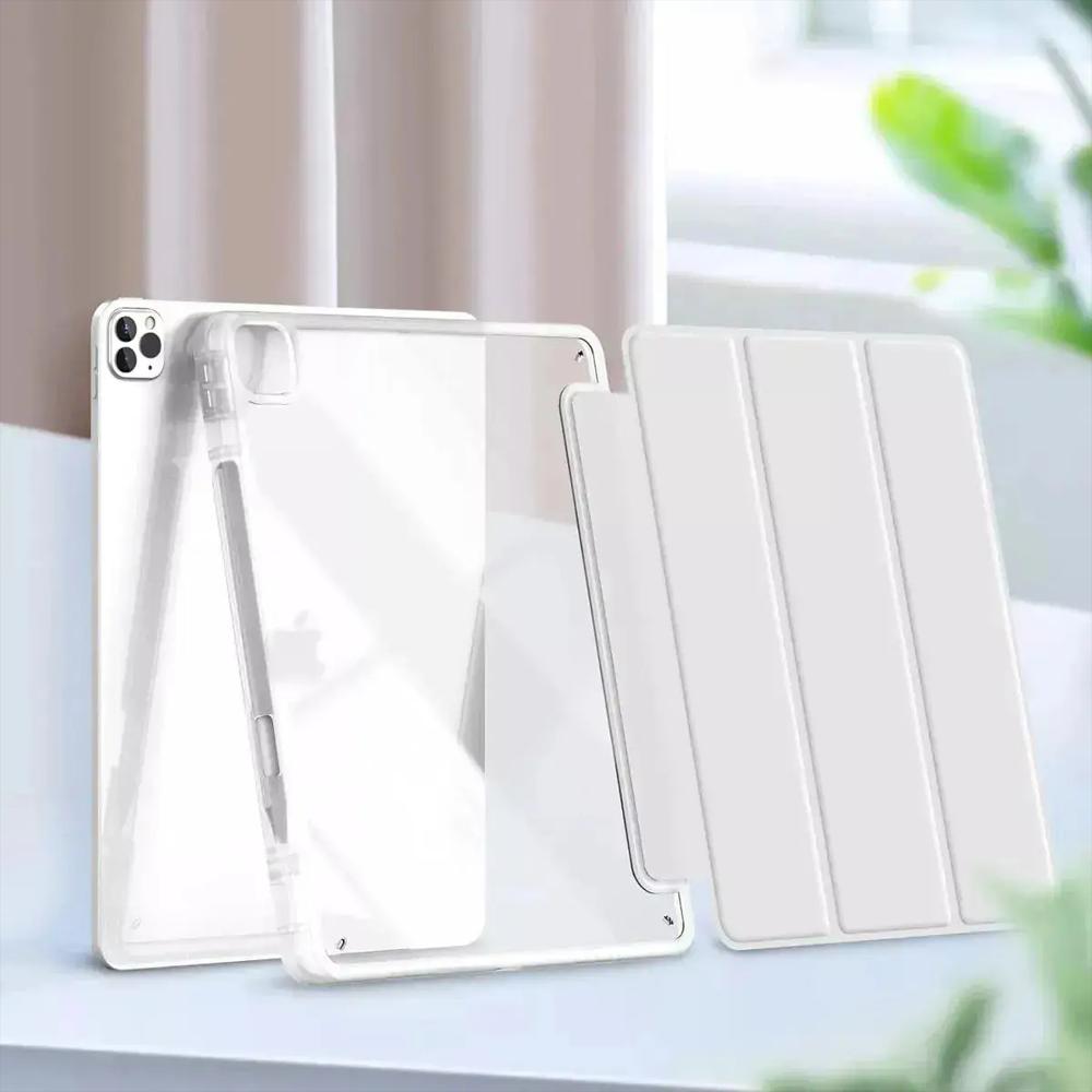 Smart Case Cristal Para Ipad Air 4 Air 5 10.9 Gris img #3