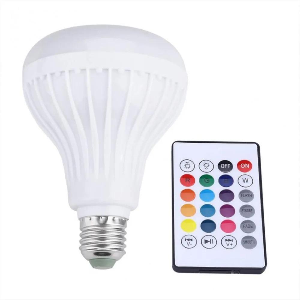 Bombillo Parlante Bluetooth Con Luces Multicolor Y Control Remoto img #1