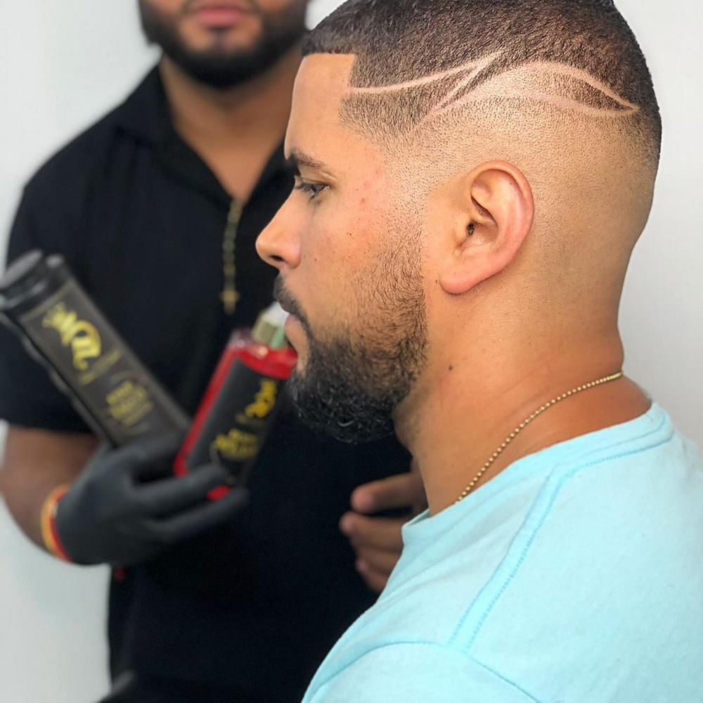 Combo 2 Barberia 5 Estrellas Talco Gel Afeitado Y Splash Refrescante img #2